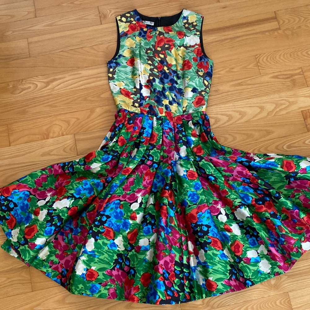 Oscar de la Renta Floral Dress US S-XS